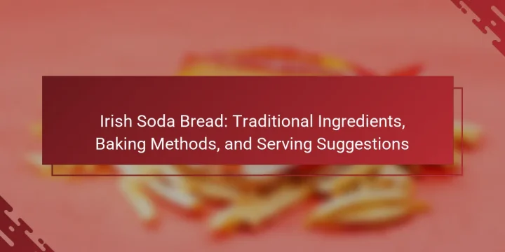 Irish Soda Bread: Traditional Ingredients, Baking Methods, and Serving Suggestions