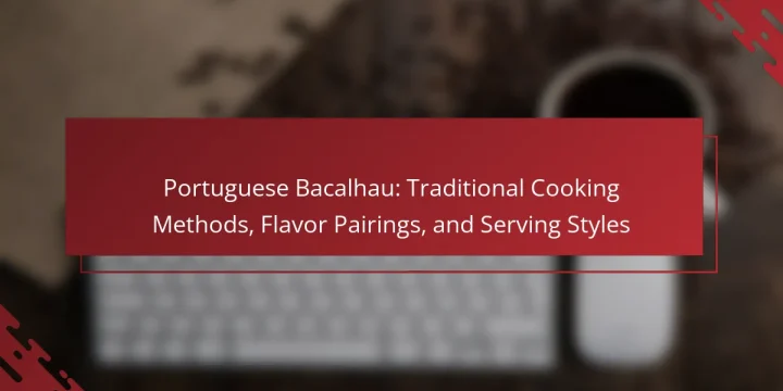 Portuguese Bacalhau: Traditional Cooking Methods, Flavor Pairings, and Serving Styles