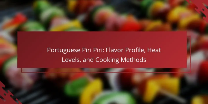 Portuguese Piri Piri: Flavor Profile, Heat Levels, and Cooking Methods