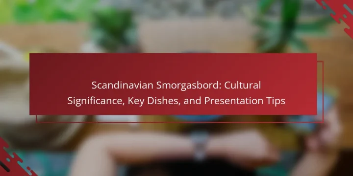 Scandinavian Smorgasbord: Cultural Significance, Key Dishes, and Presentation Tips