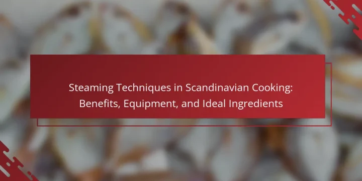 Steaming Techniques in Scandinavian Cooking: Benefits, Equipment, and Ideal Ingredients